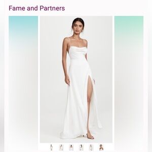 Fame and Partners White Gown